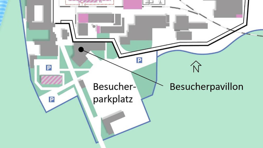 Situationsplan Besucherpavillon D