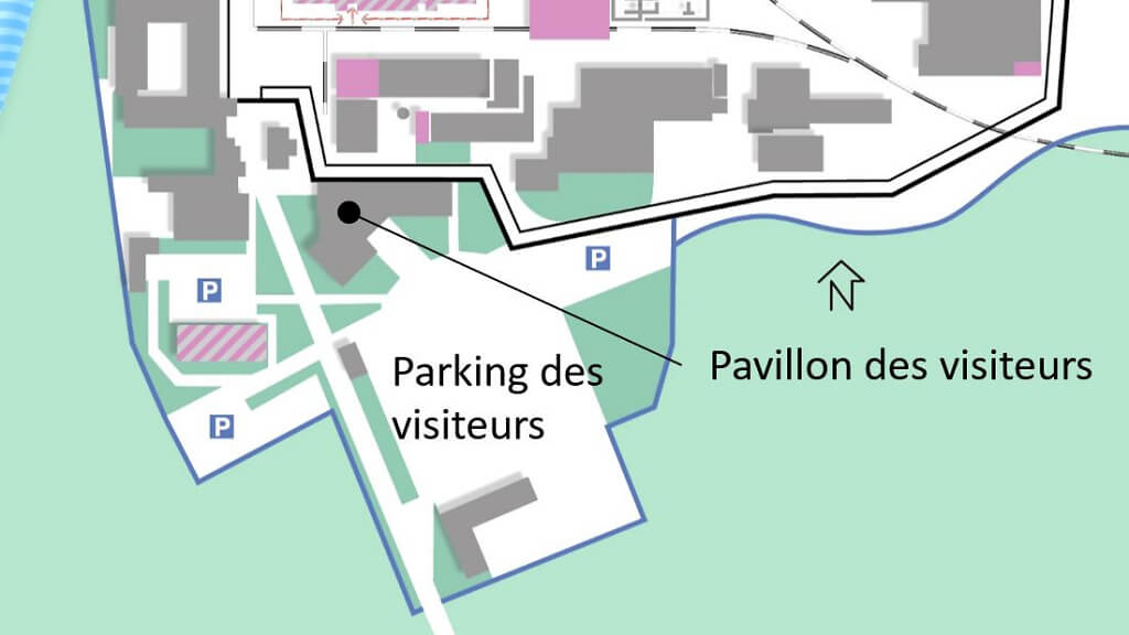 Situationsplan Besucherpavillon F